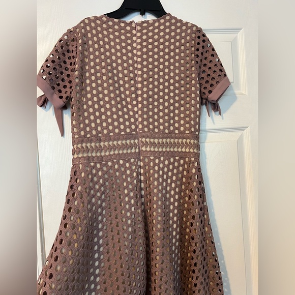 Ivy City Co. Mauve Eyelet Dress - Picture 2 of 6